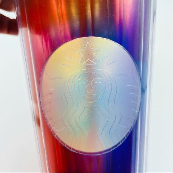 Starbucks Rainbow Kaleidoscope 24oz. Tumbler - Picture 5 of 5